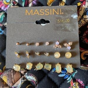DONATING 11/1 MASSINI 9 Pair of Earrings New!